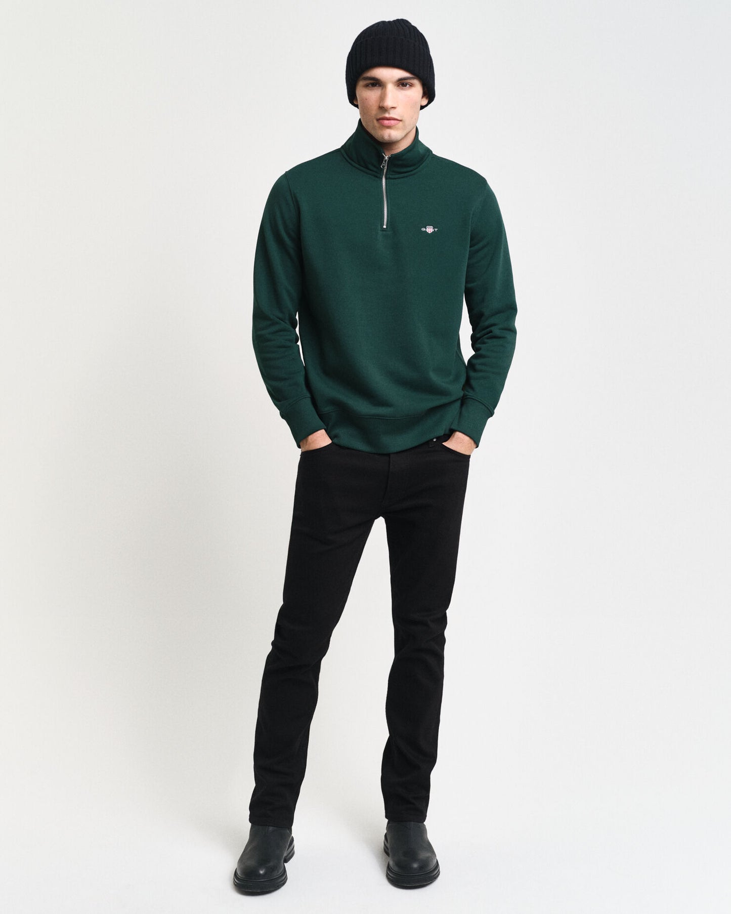 Sweat-shirt Shield demi-zip