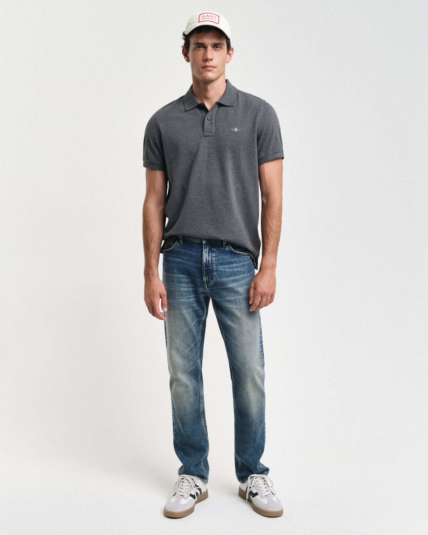 Regular Fit Shield Pique Polo Shirt