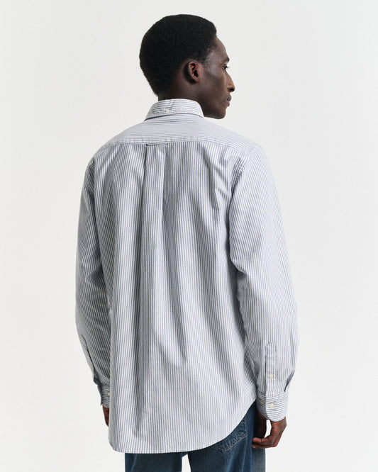 Regular Fit Banker Stripe Classic Oxford Shirt