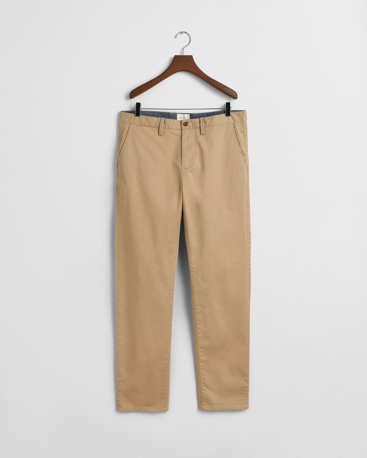Chino en sergé coupe droite