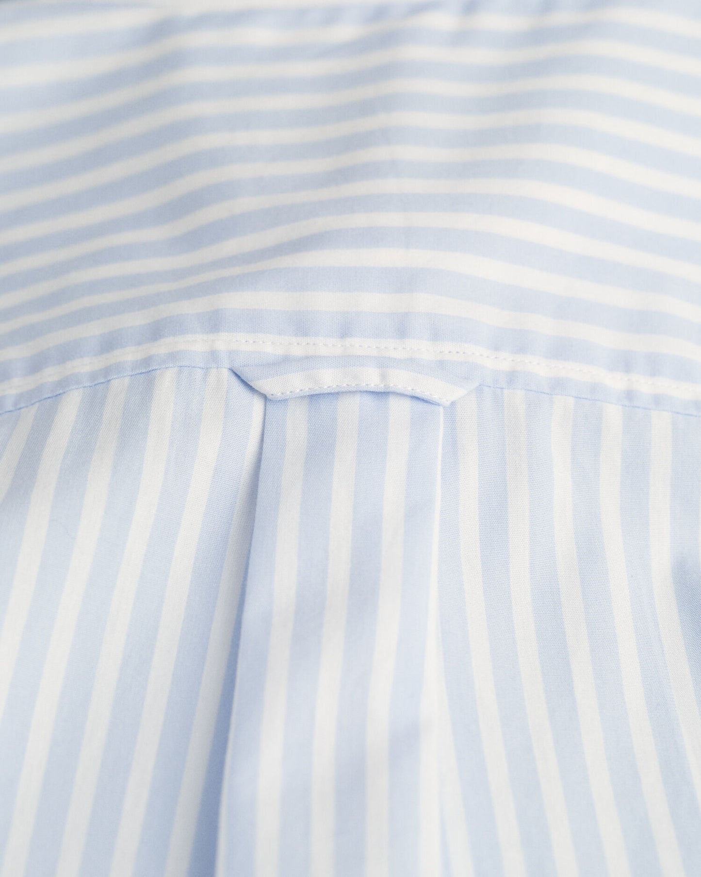 Chemise Popeline Rayée Classique Coupe Droite