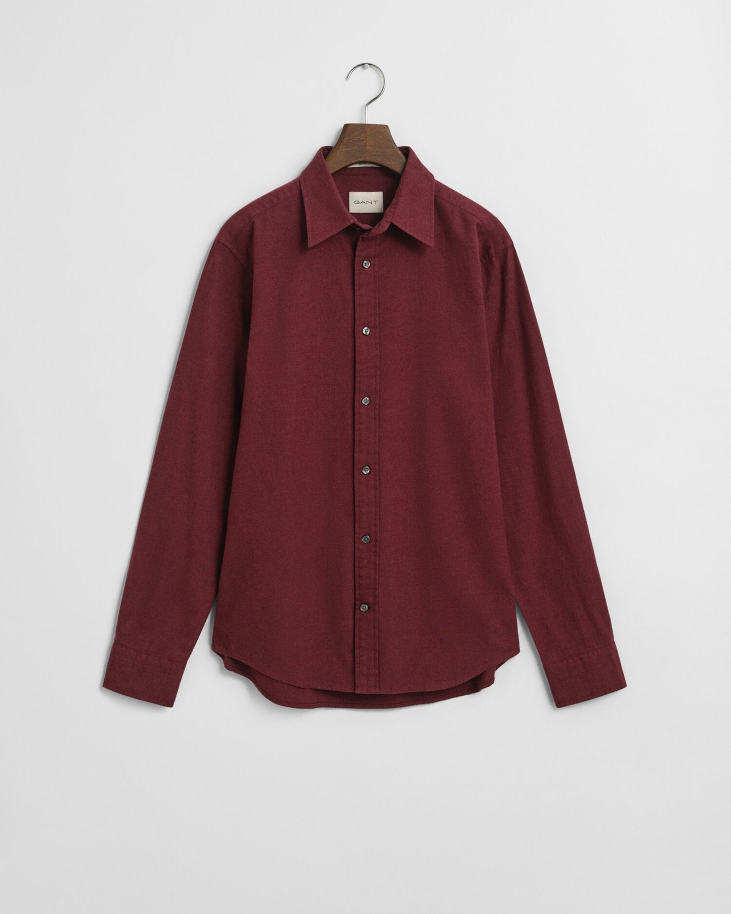 Chemise en flanelle chinée coupe droite