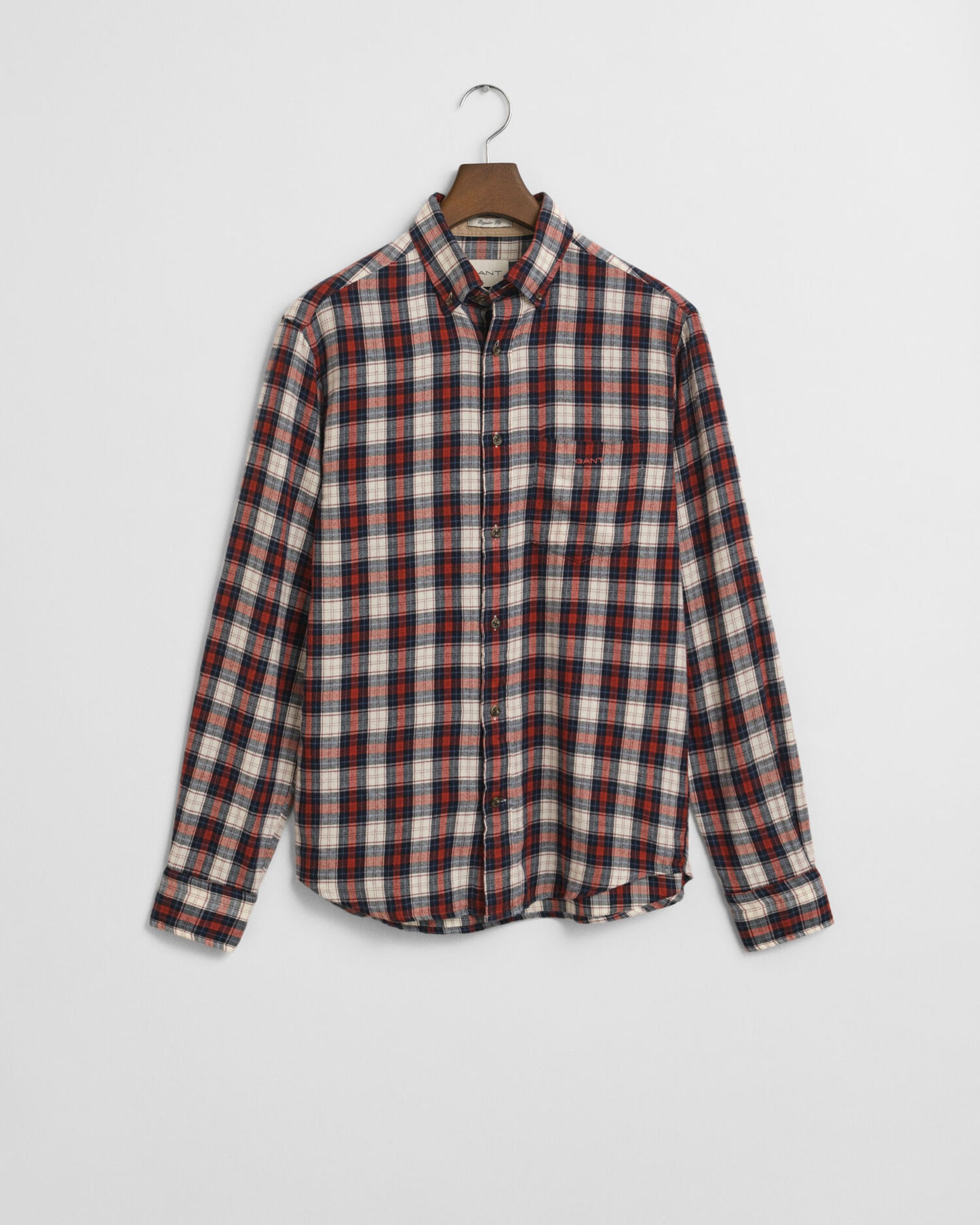 Regular Fit Kariertes Windblown Flanellhemd
