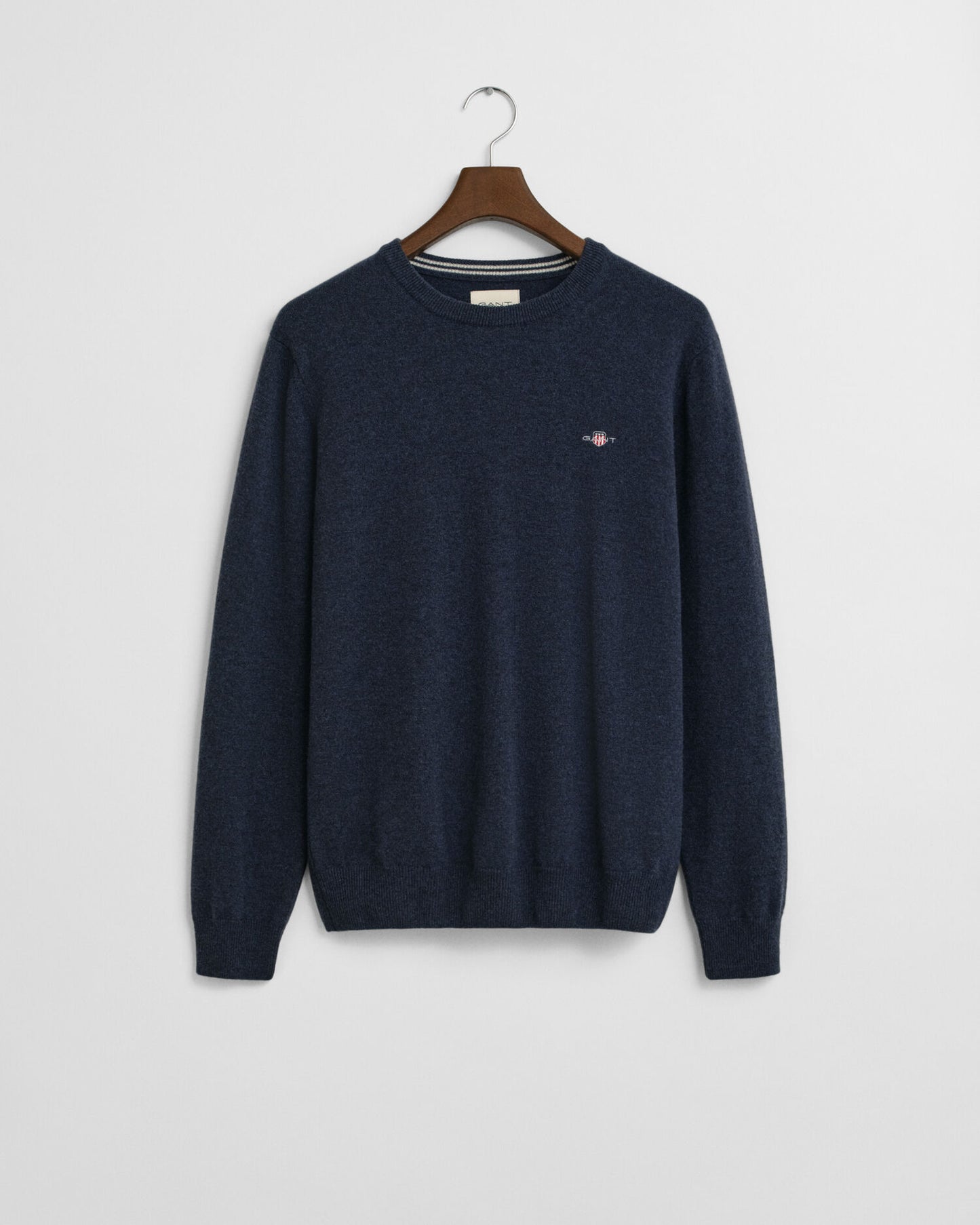 Pullover aus superfeiner Lammwolle mit Rundhalsausschnitt