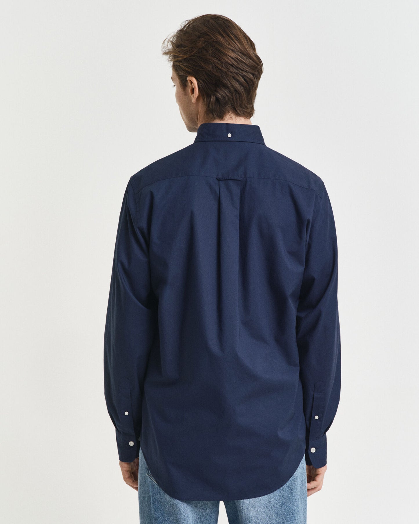 Chemise classique popeline coupe droite