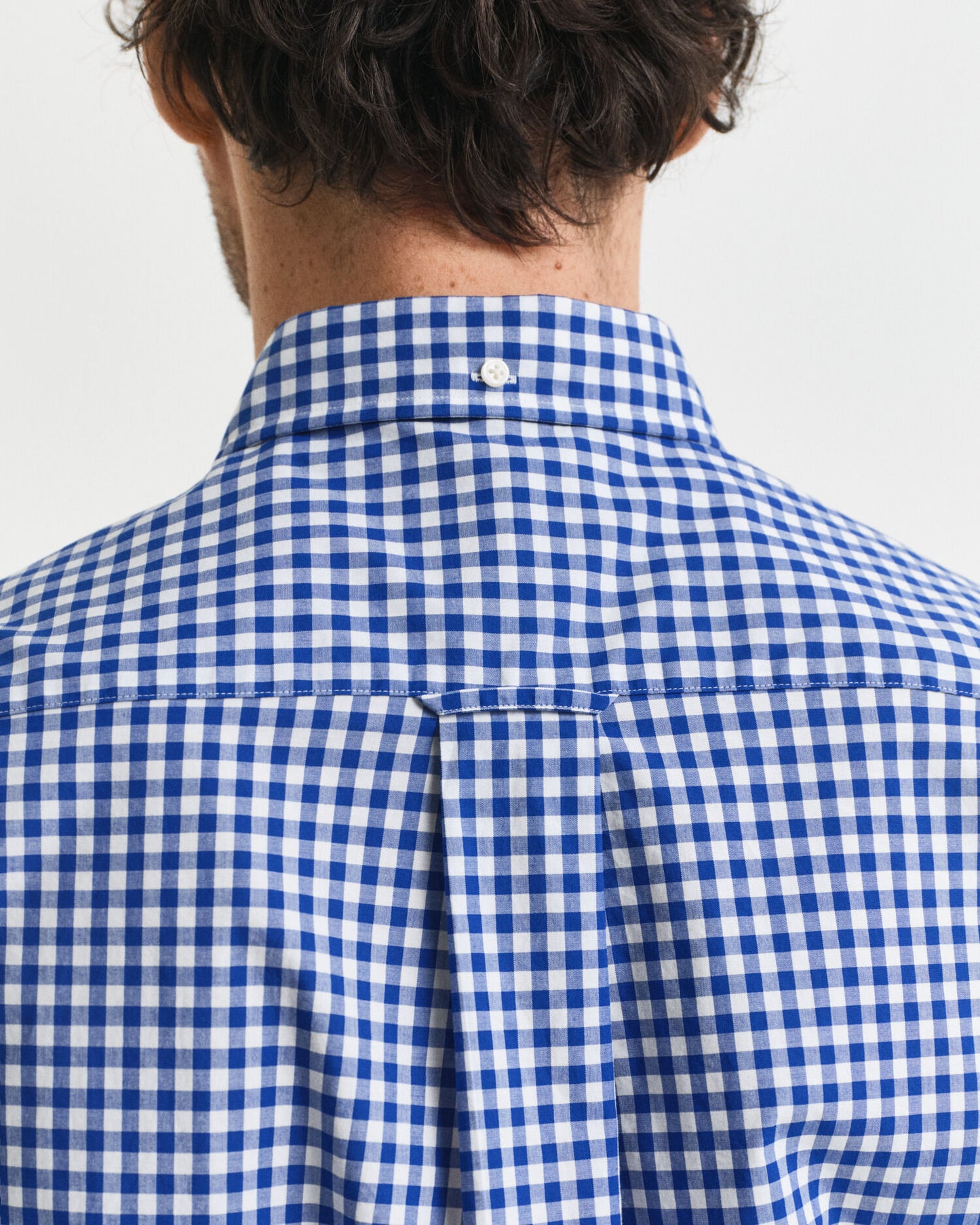 Regular Fit Klassisches Gingham Popeline Hemd