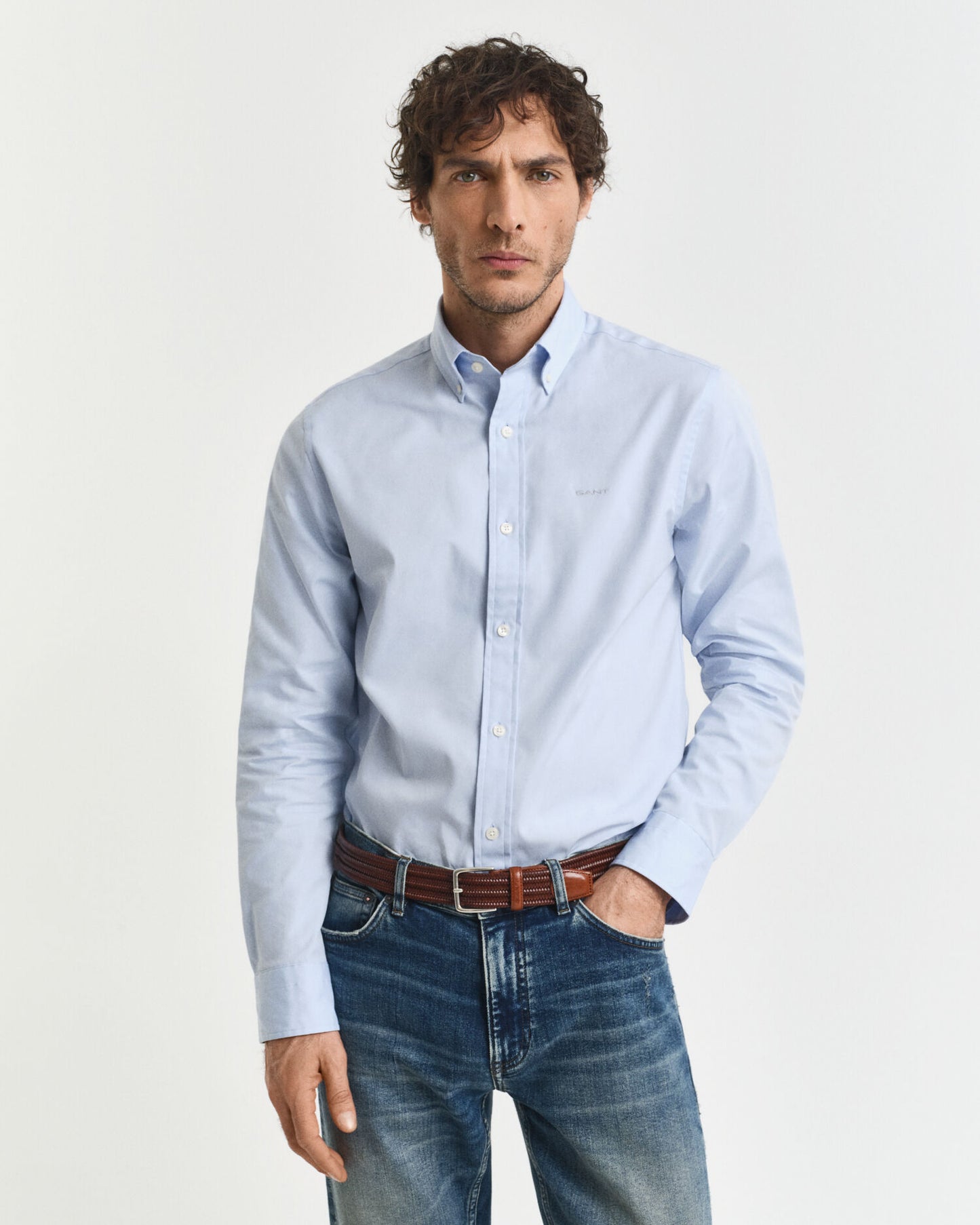 Chemise Oxford Pinpoint coupe droite