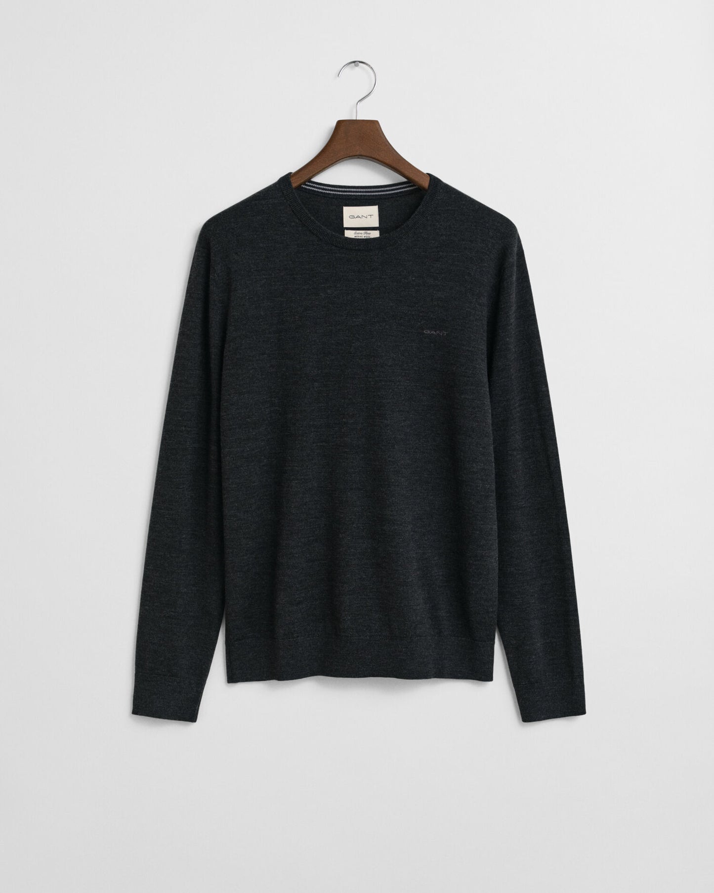 Pull en maille ras du cou 100 % mérinos extrafin