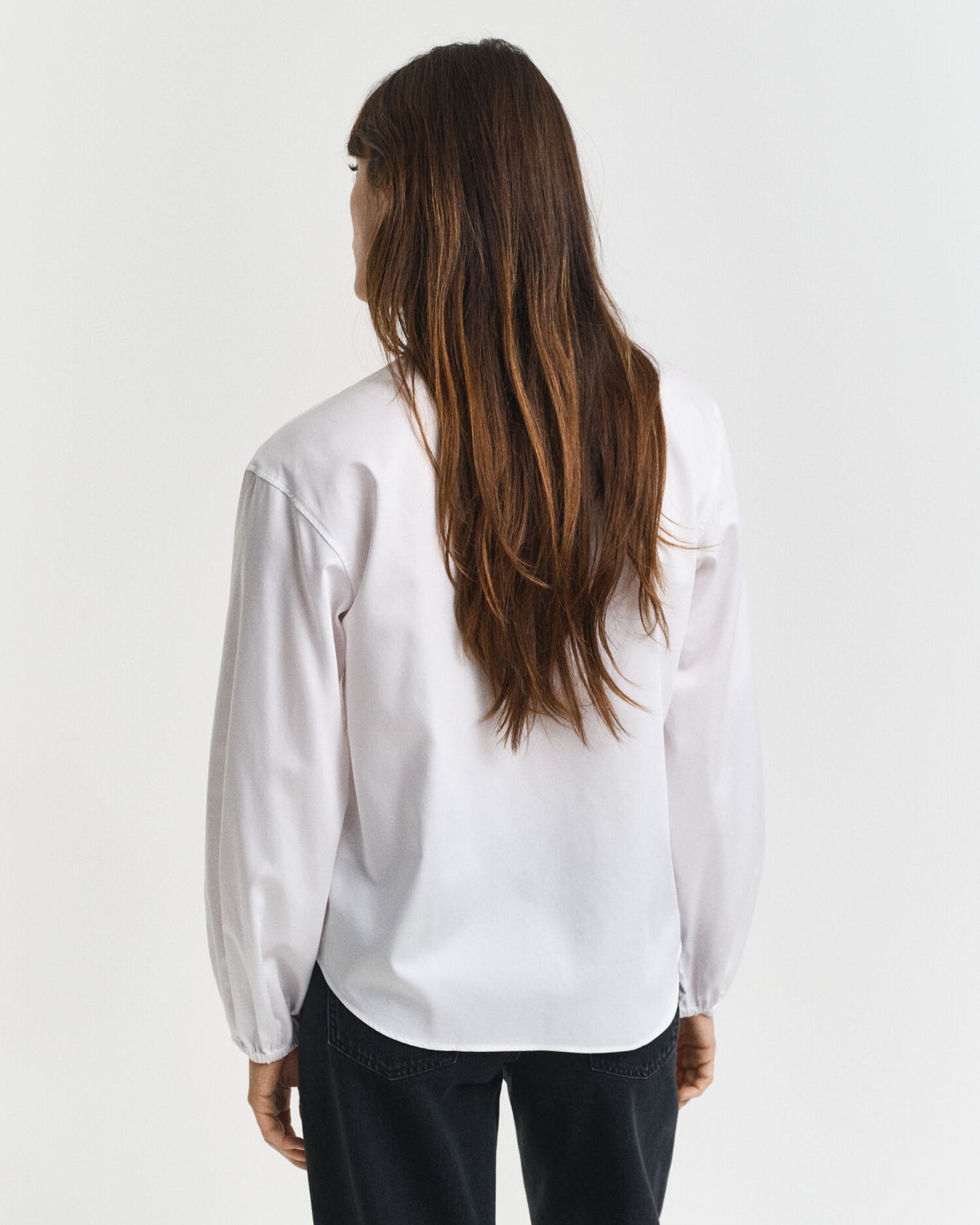 Baumwollsatinbluse