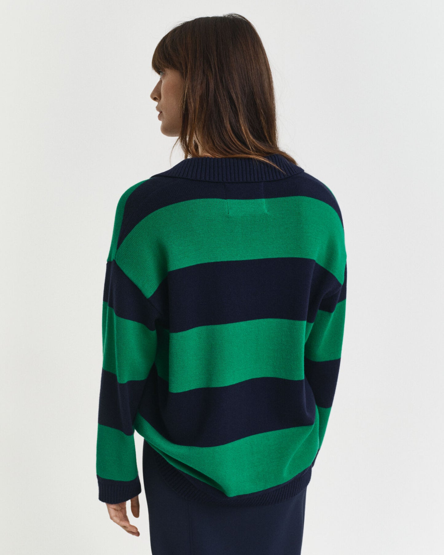 Gestreifter Strickpullover