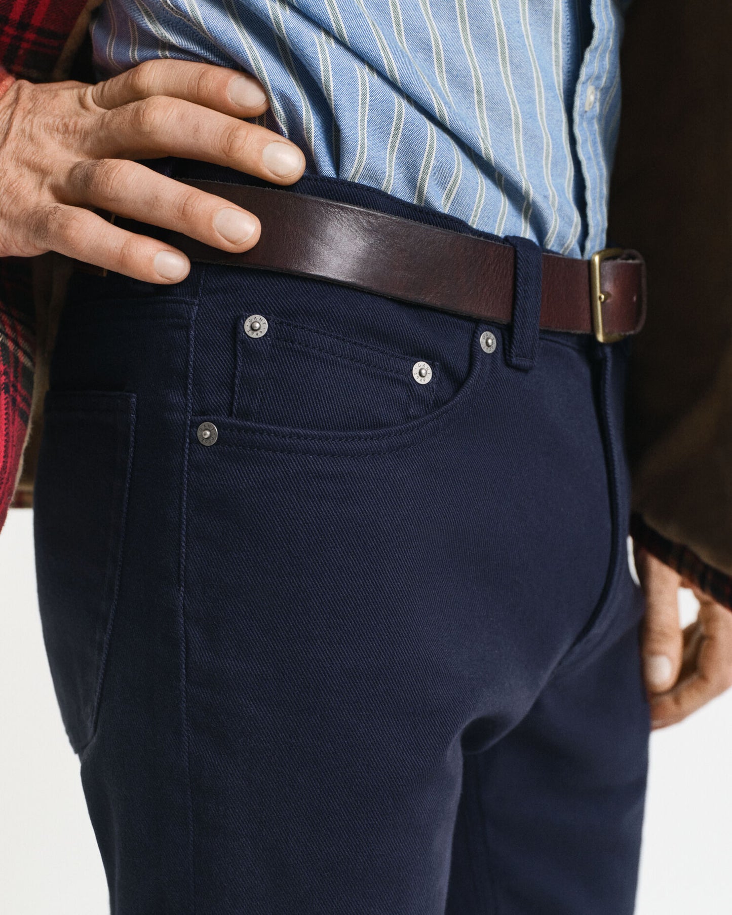 Regular Fit Jeans aus weichem Twill