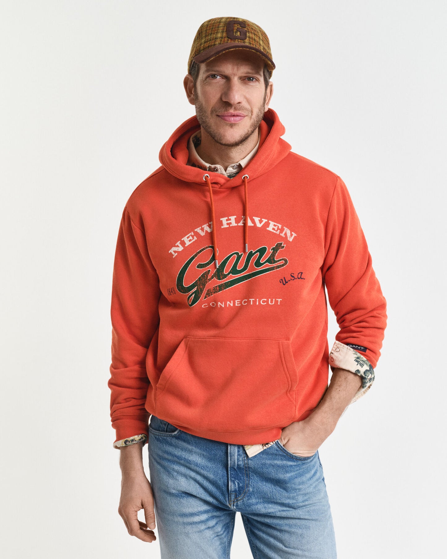 Sweat à capuche graphique Crest