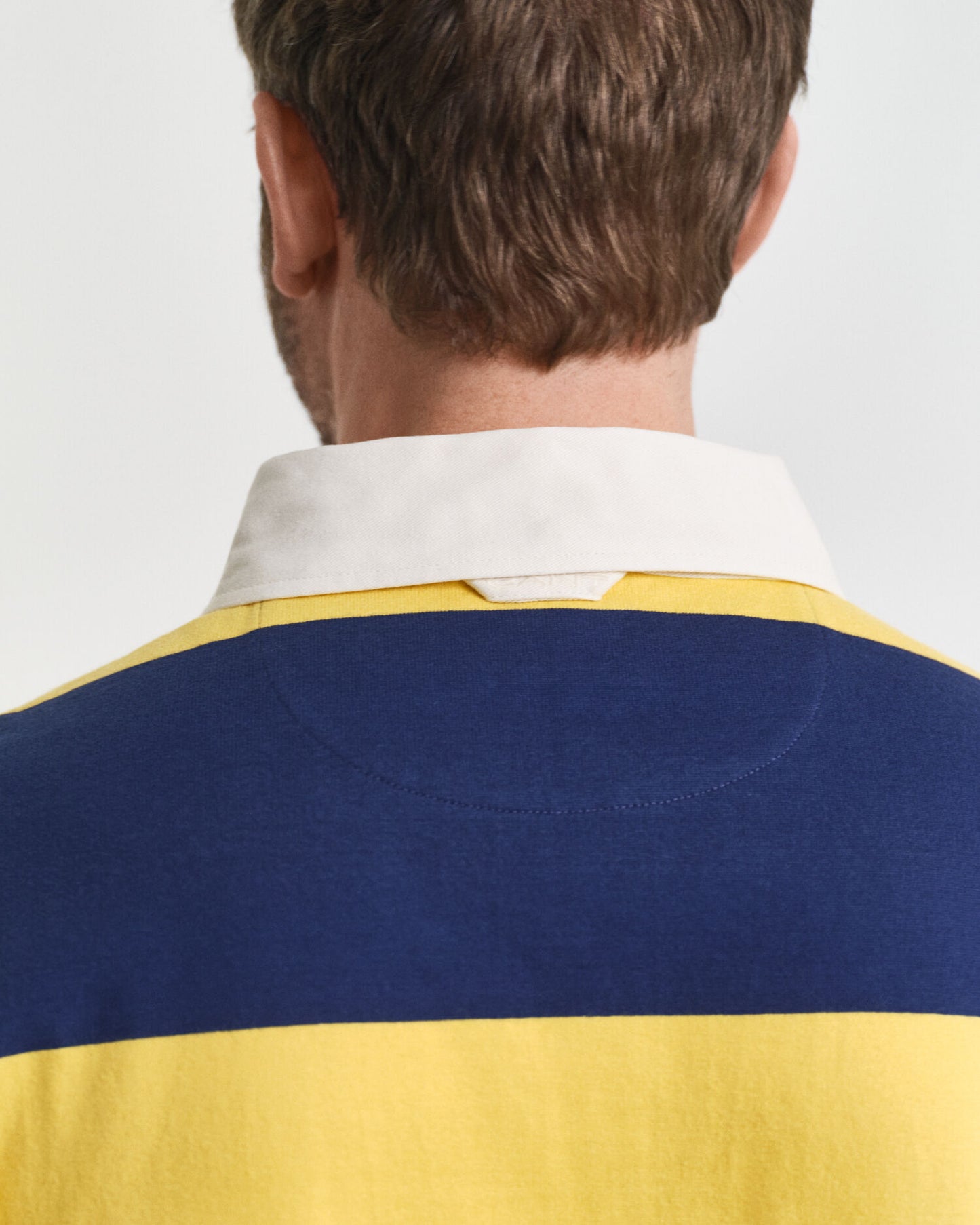 Blockgestreiftes schweres Rugbyshirt
