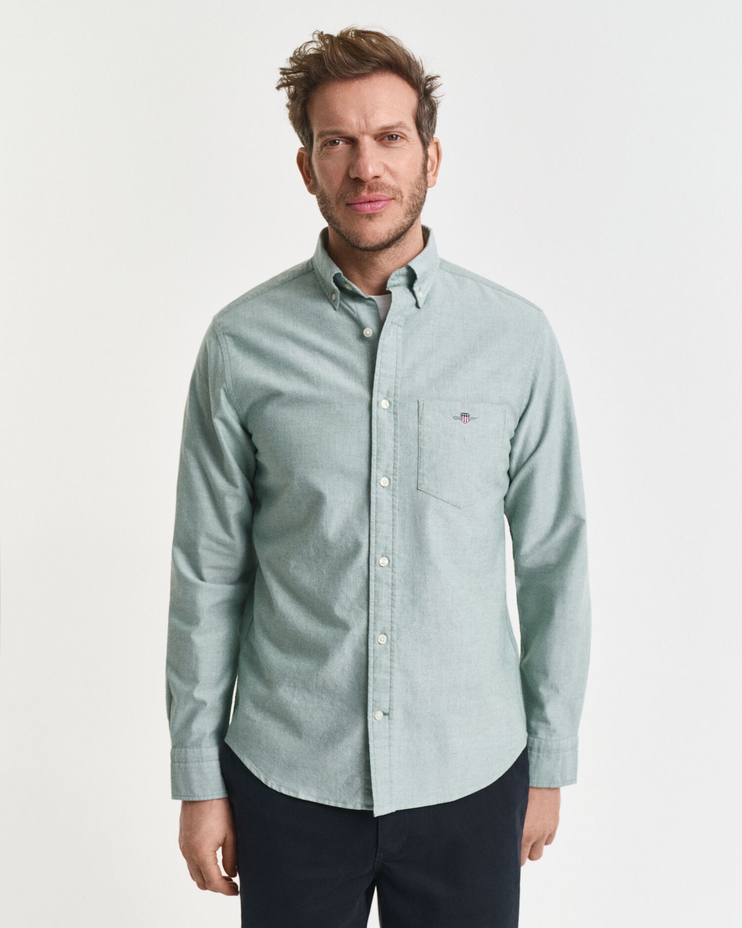 Chemise Oxford classique coupe droite