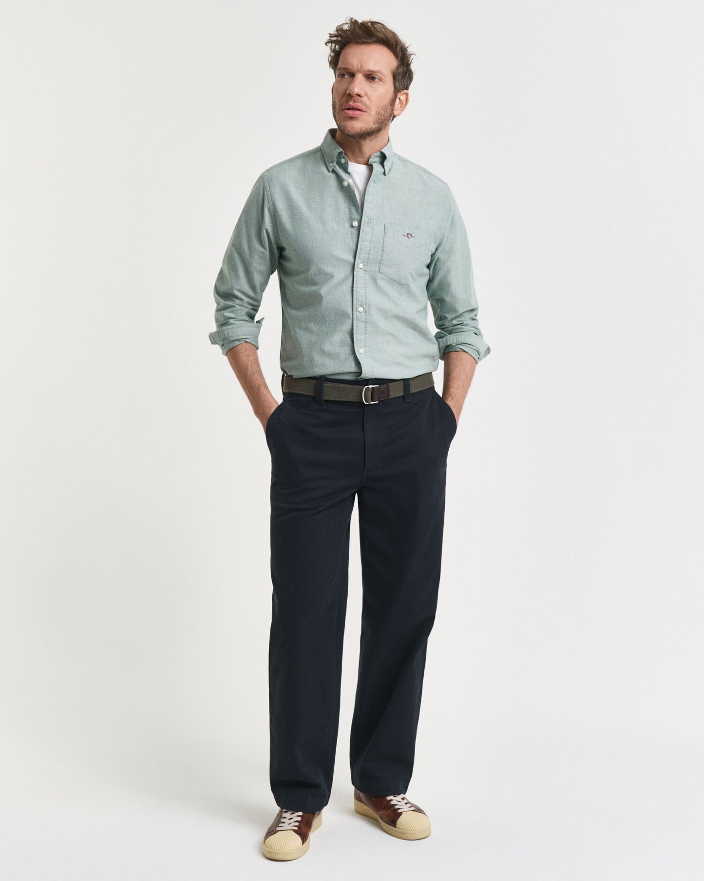 Chemise Oxford classique coupe droite