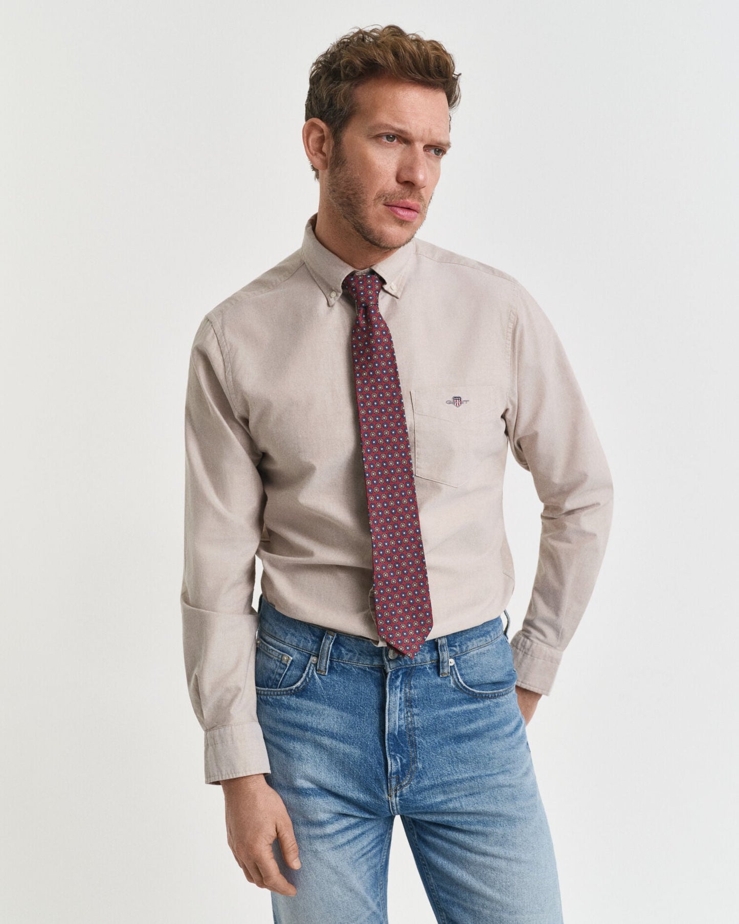 Chemise Oxford classique coupe droite