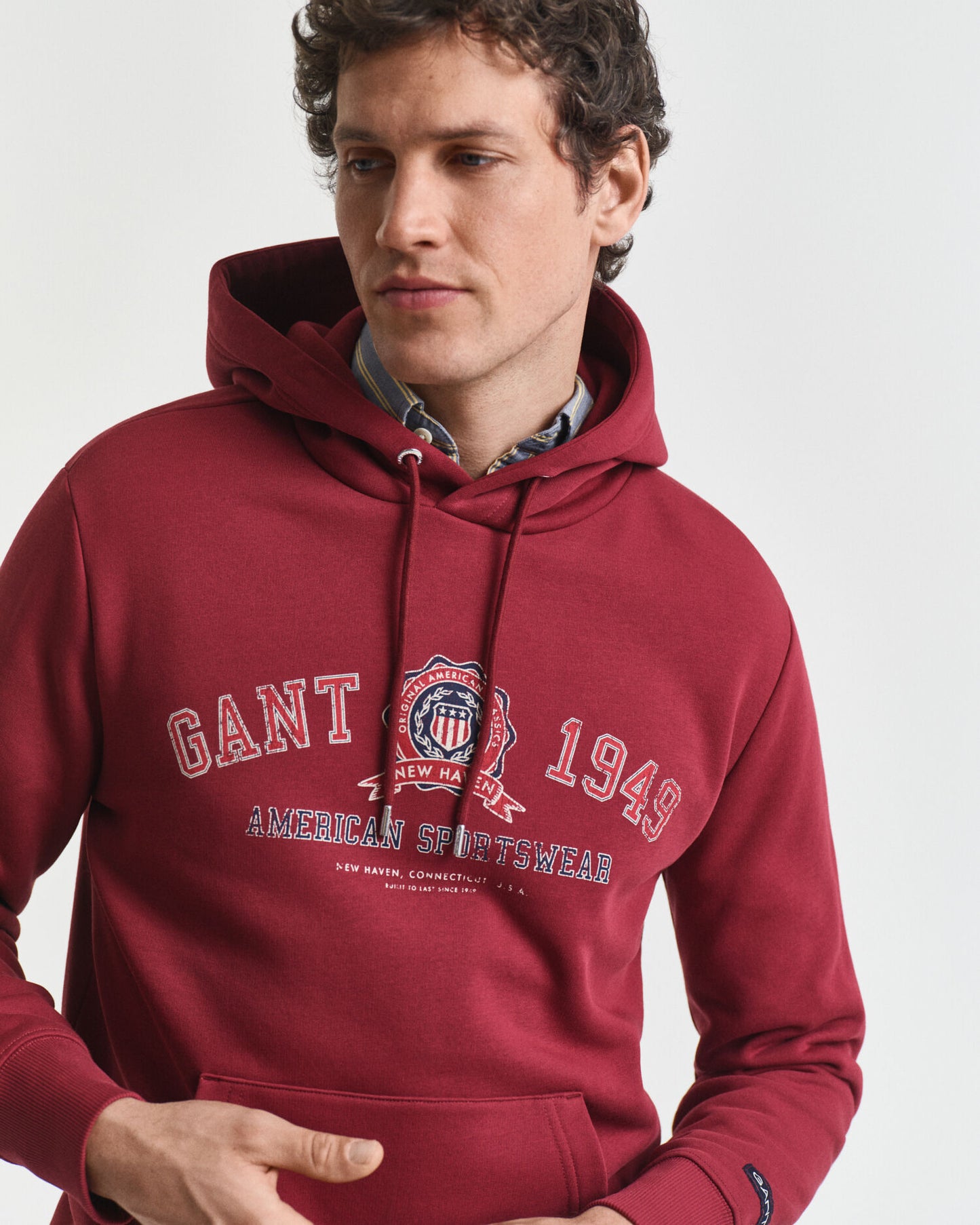 Sweat à capuche graphique Crest