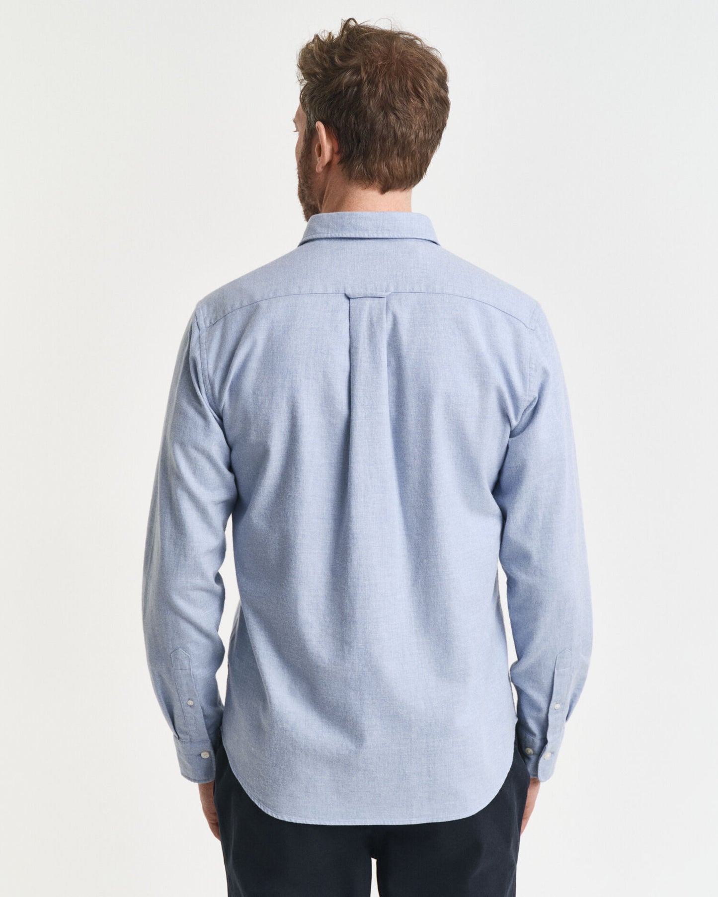 Regular Fit Melange-Flanellhemd