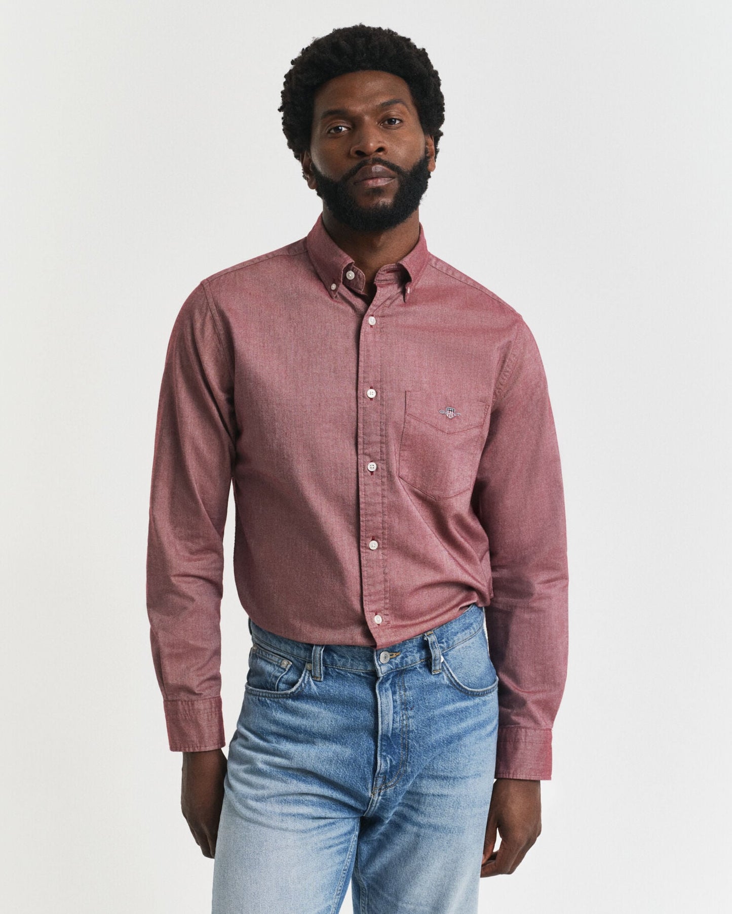 Chemise Oxford classique coupe droite