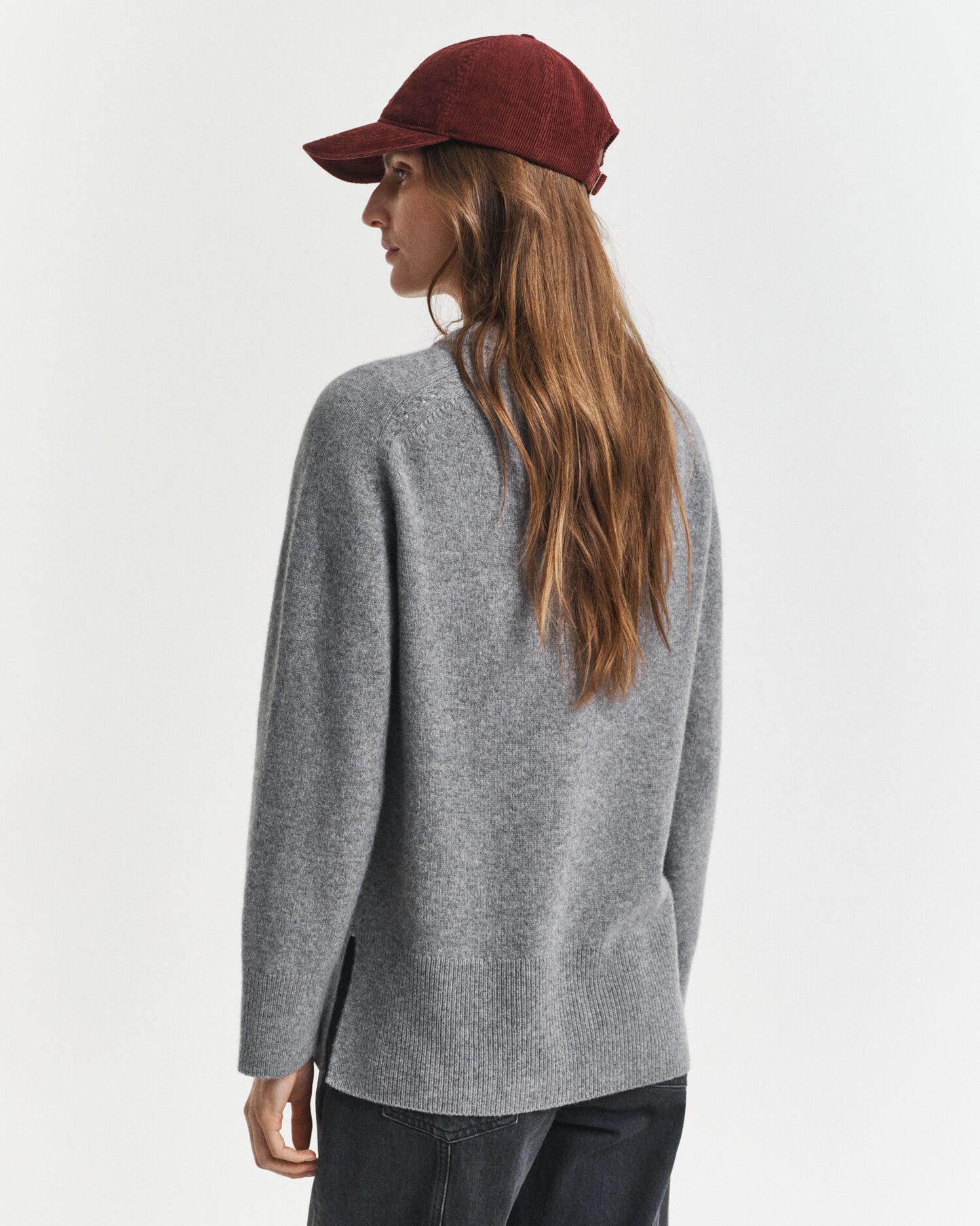 Pull ras-du-cou en doux mélange laine et cachemire