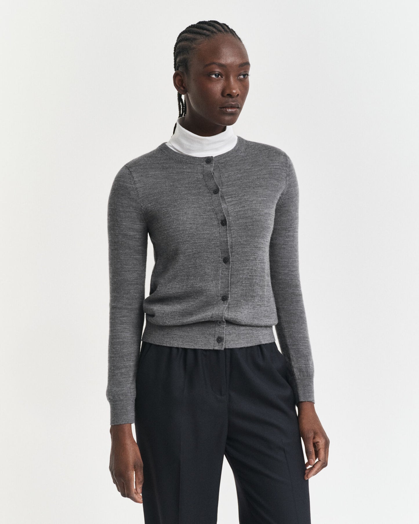 Cardigan en Laine Mérinos Extra Fine
