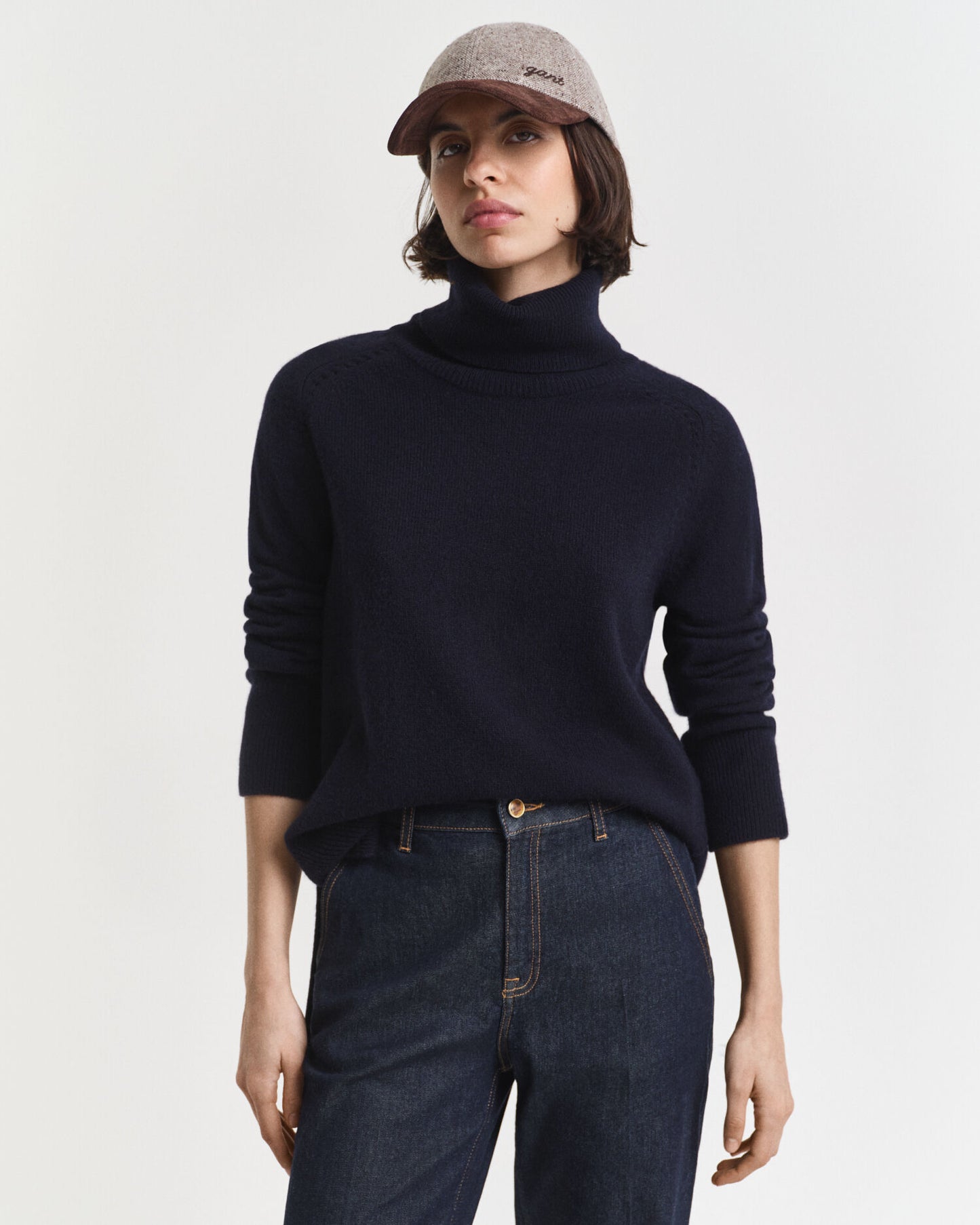 Pull Col Roulé en Laine et Cachemire Doux