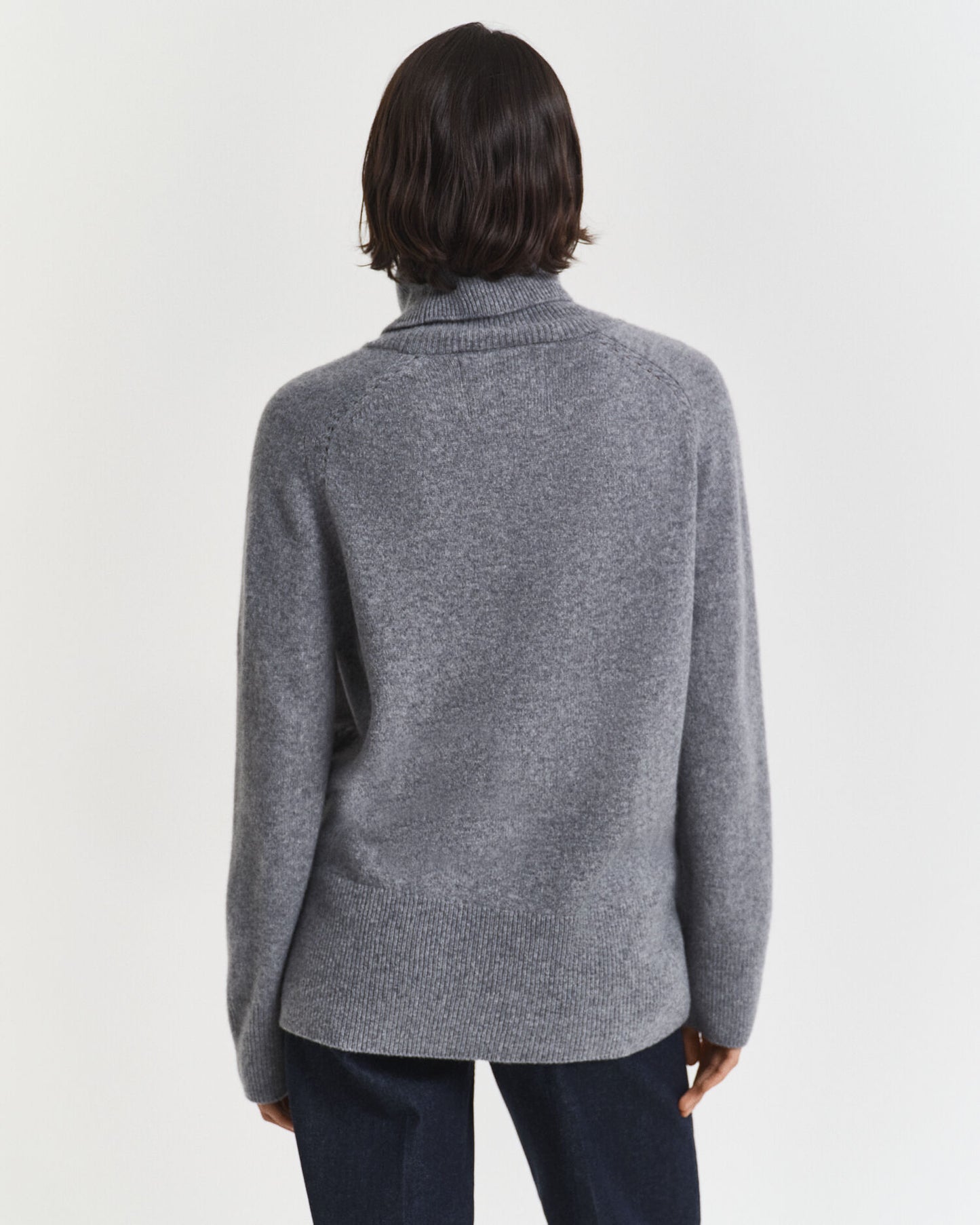 Pull Col Roulé en Laine et Cachemire Doux