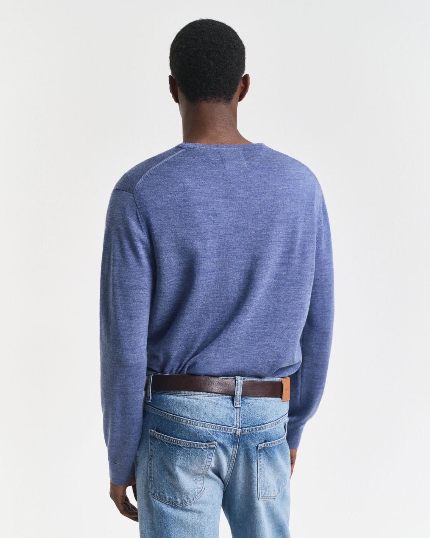 Pull ras du cou en laine mérinos extra fine
