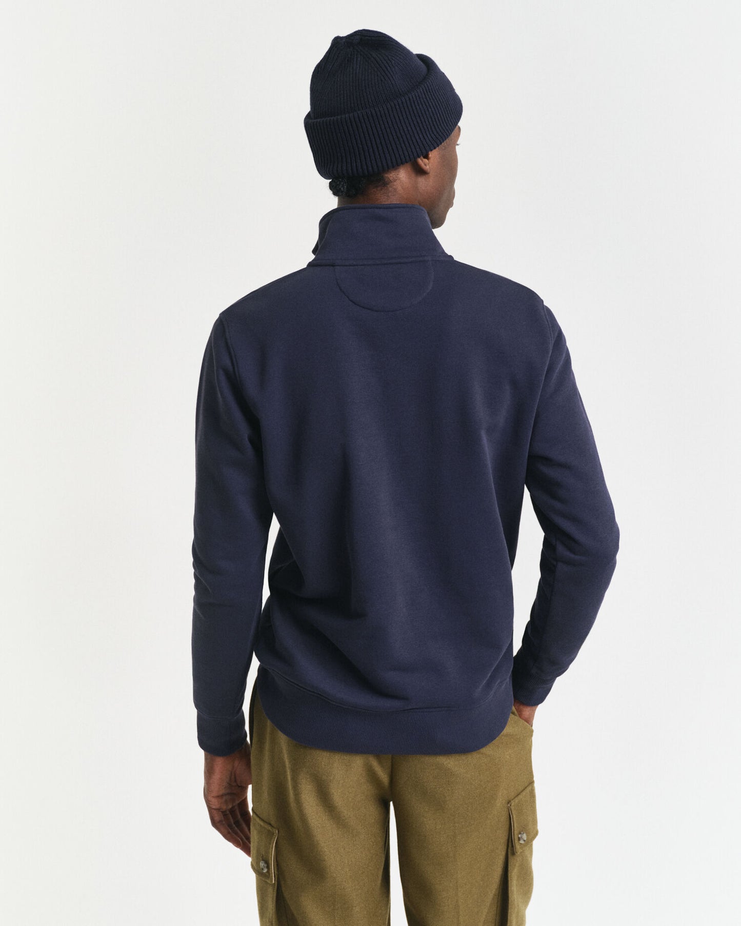 Shield-Halbreißverschluss-Sweatshirt