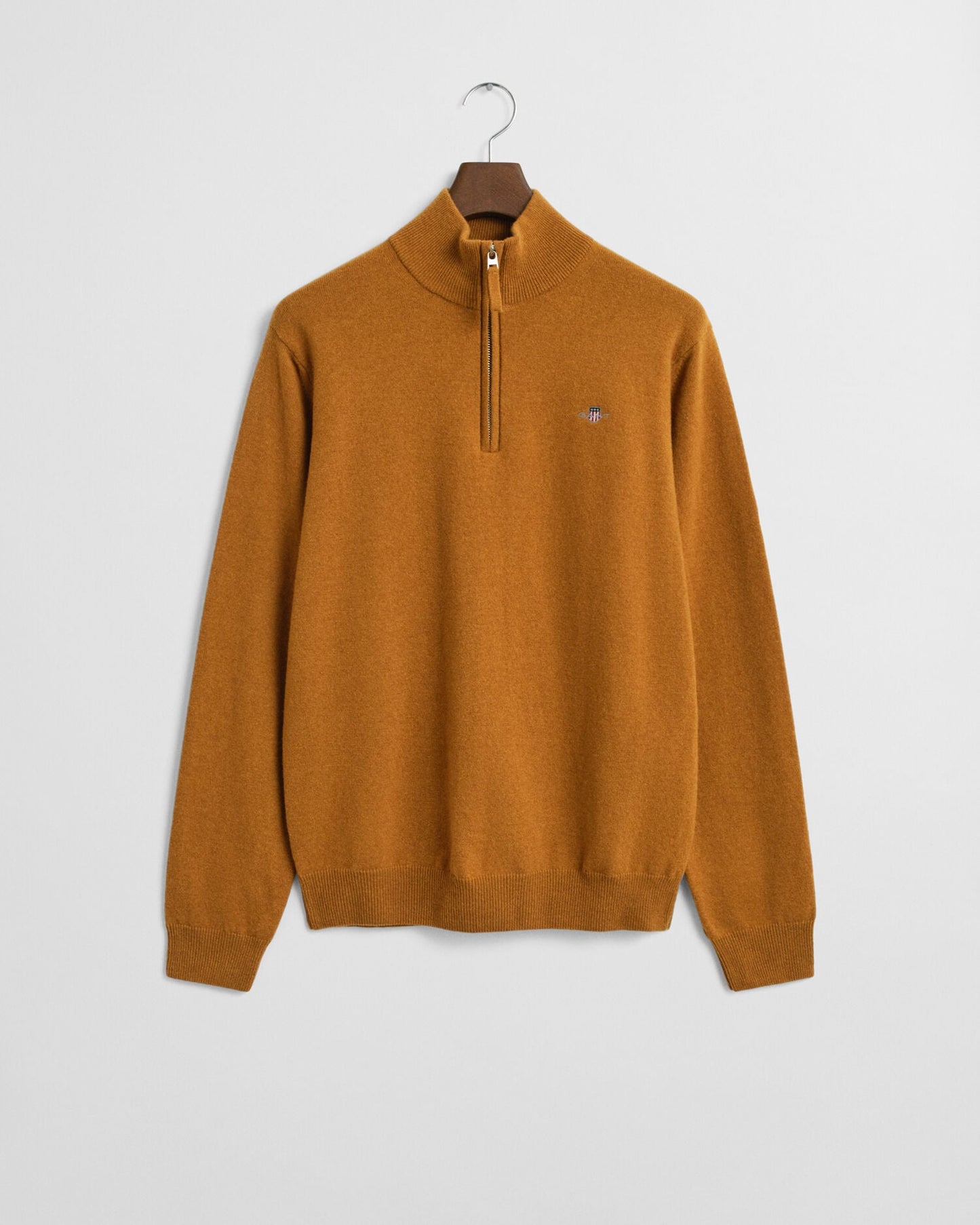 Feinste Lammwolle Half-Zip Pullover