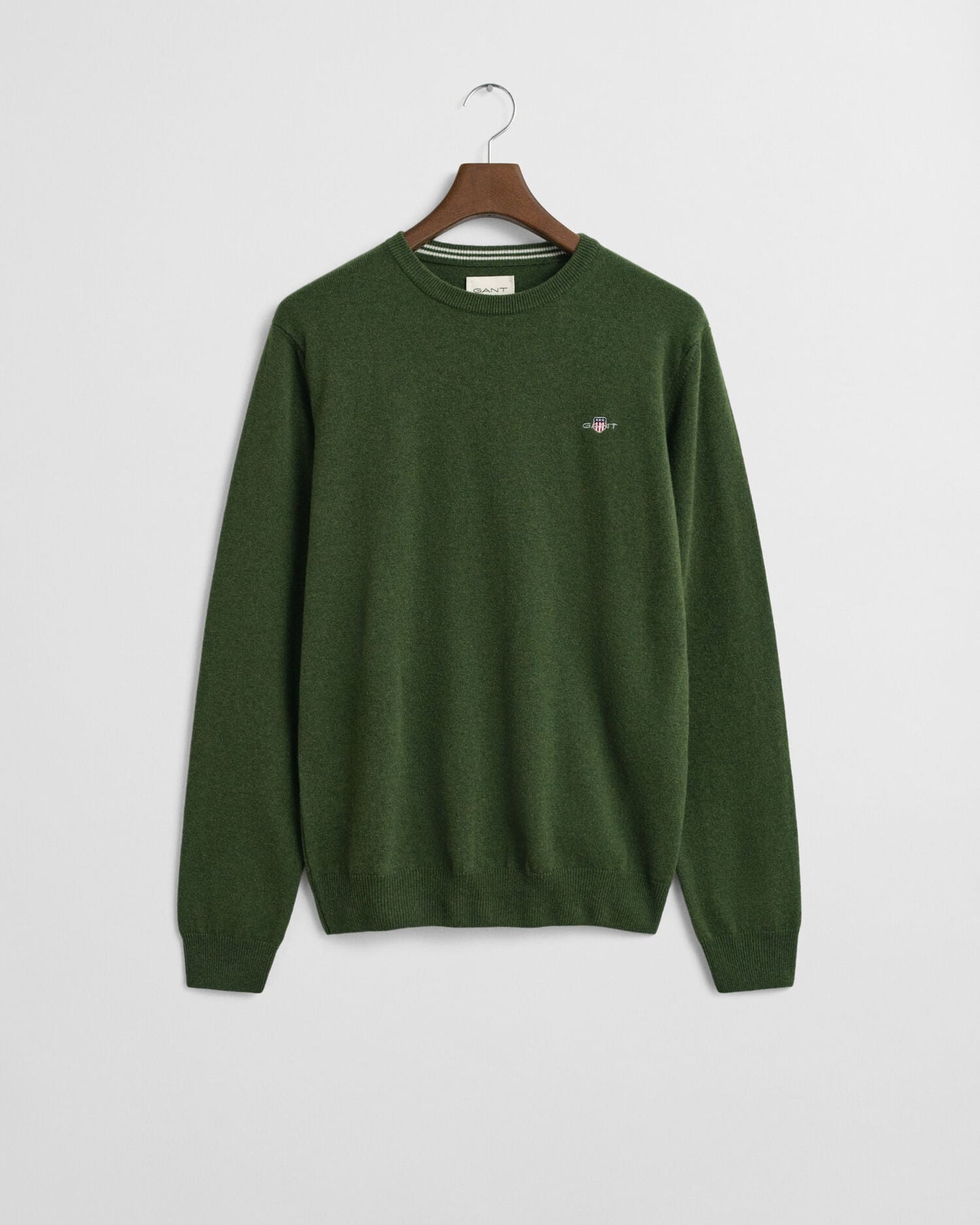 Pullover aus superfeiner Lammwolle mit Rundhalsausschnitt